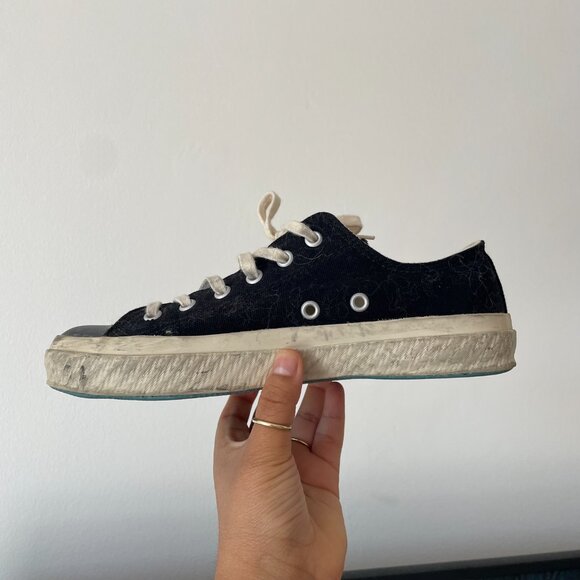 Japanese Shoes Like Pottery 01JP Low Sneakers in Black - Picture 5 of 7